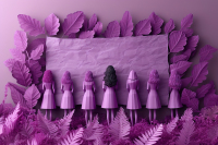 view-purple-women-figurines-womens-day-celebration